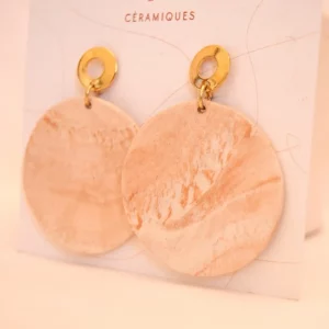 Boucles d'oreilles terres mêlées