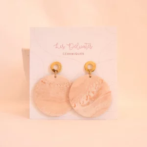 Boucles d'oreilles terres mêlées