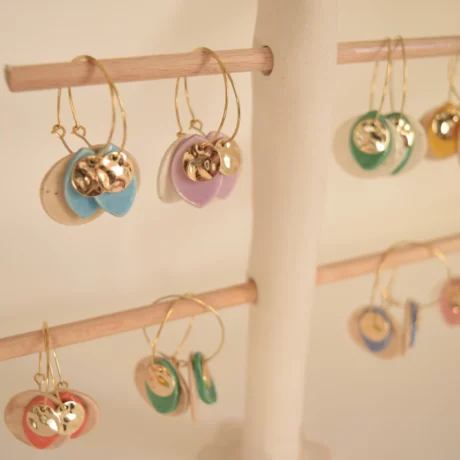 Assortiment de boucles d’oreilles créoles