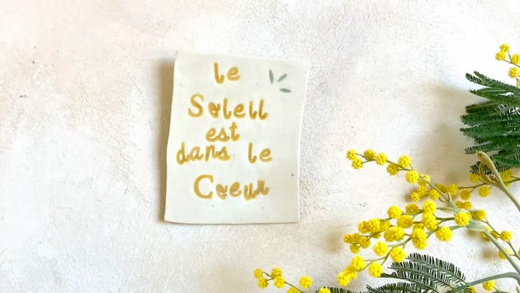 Plaque décorative céramique