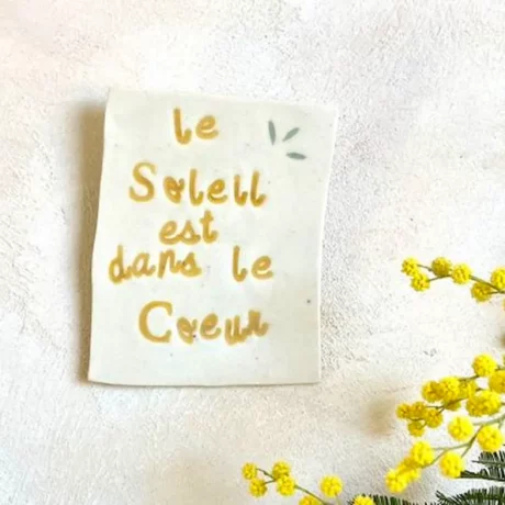 Plaque décorative céramique