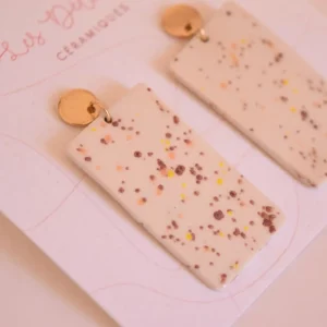 Boucles d'oreilles rothko moucheté automnale