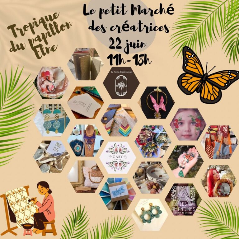 Marché d&rsquo;été au Tropique du Papillon