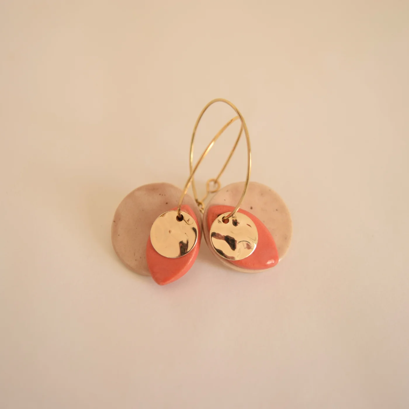 Boucles d'oreilles créoles personnalisables butano