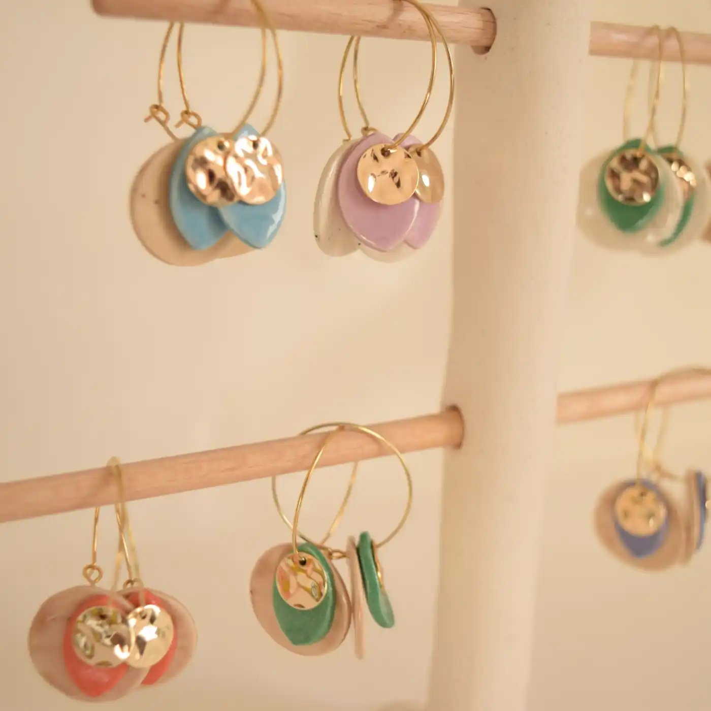 Boucles d'oreilles personnalisables