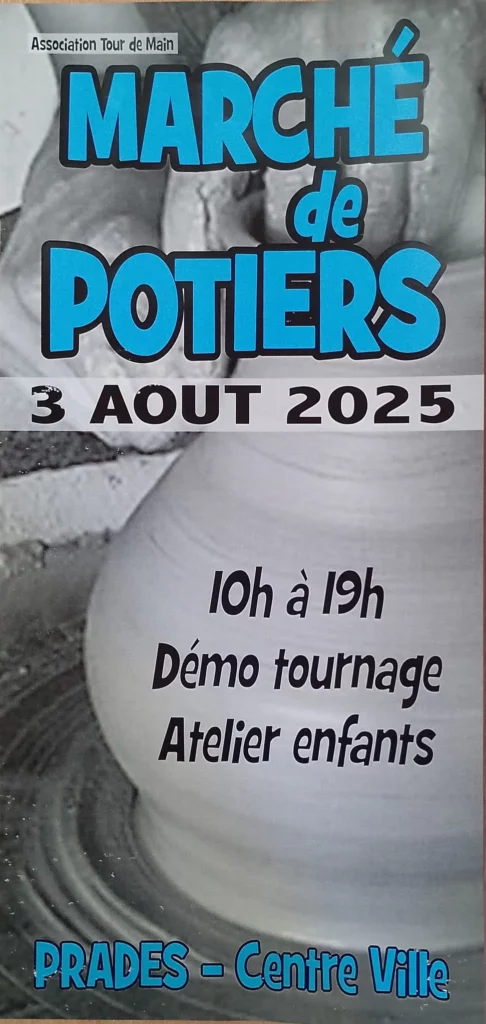 Affiche Marché des potiers à Prades